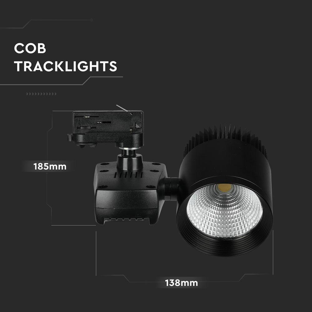 40W Lampa LED na szynoprzewód , Barwa:5000K, VTAC, SKU 1192