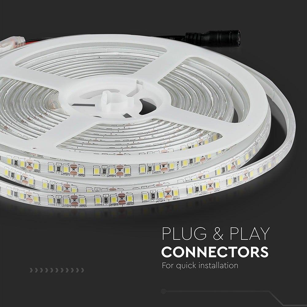 VT-3528-120 7.2W/M LED STRIP LIGHT 4000K IP65 (5M/ROLL)(PRICE PER M)