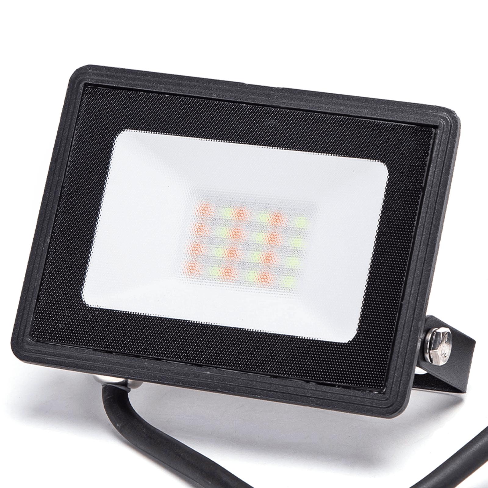 LED RGB Die-Cast Floodlight Black 20W