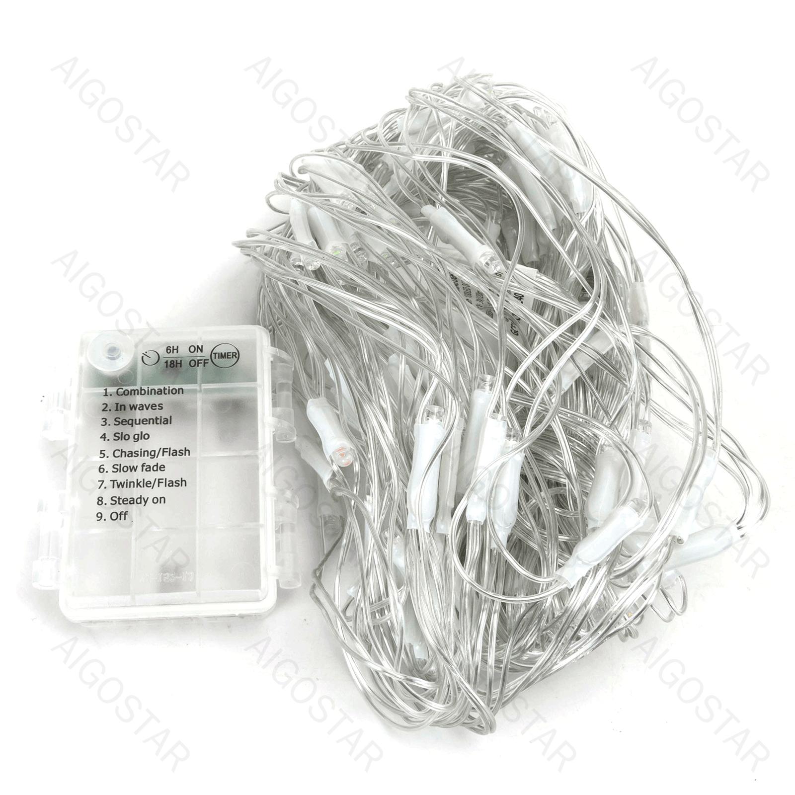 3AA battery net light flat string lights, RGBY, 1.5m*1.5m