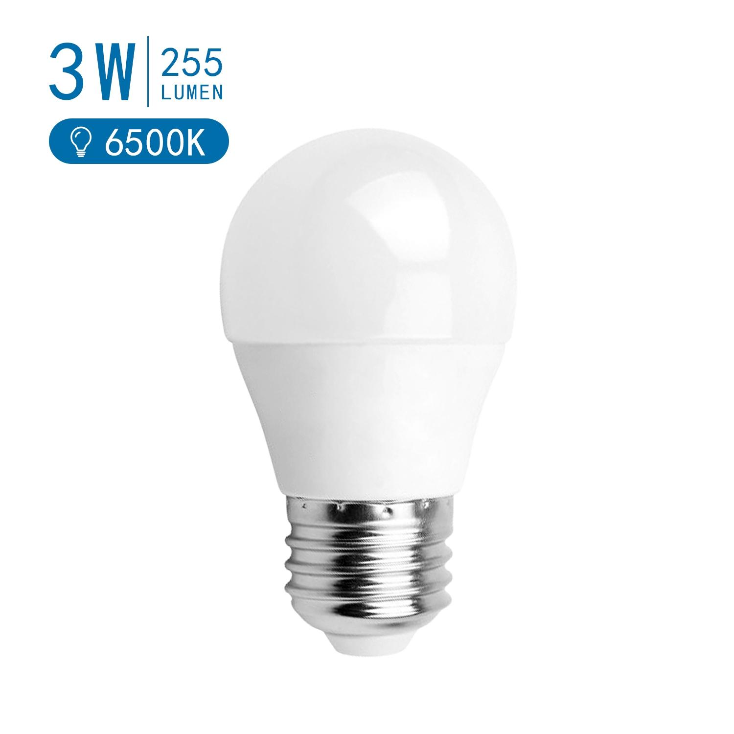 LED E27 3W G45