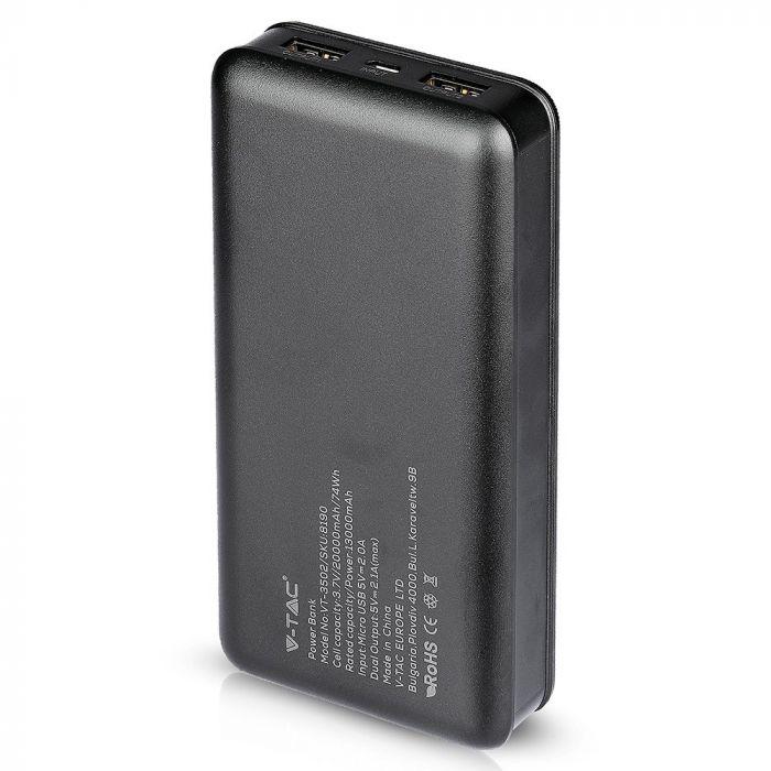 VT-3502 20000mAh POWER BANK-BLACK