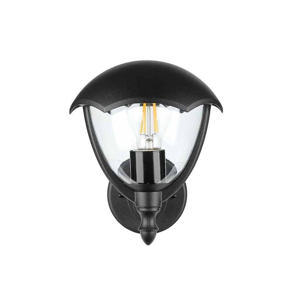 VT-730 E27 WALL LAMP-MATT BLACK UP E27