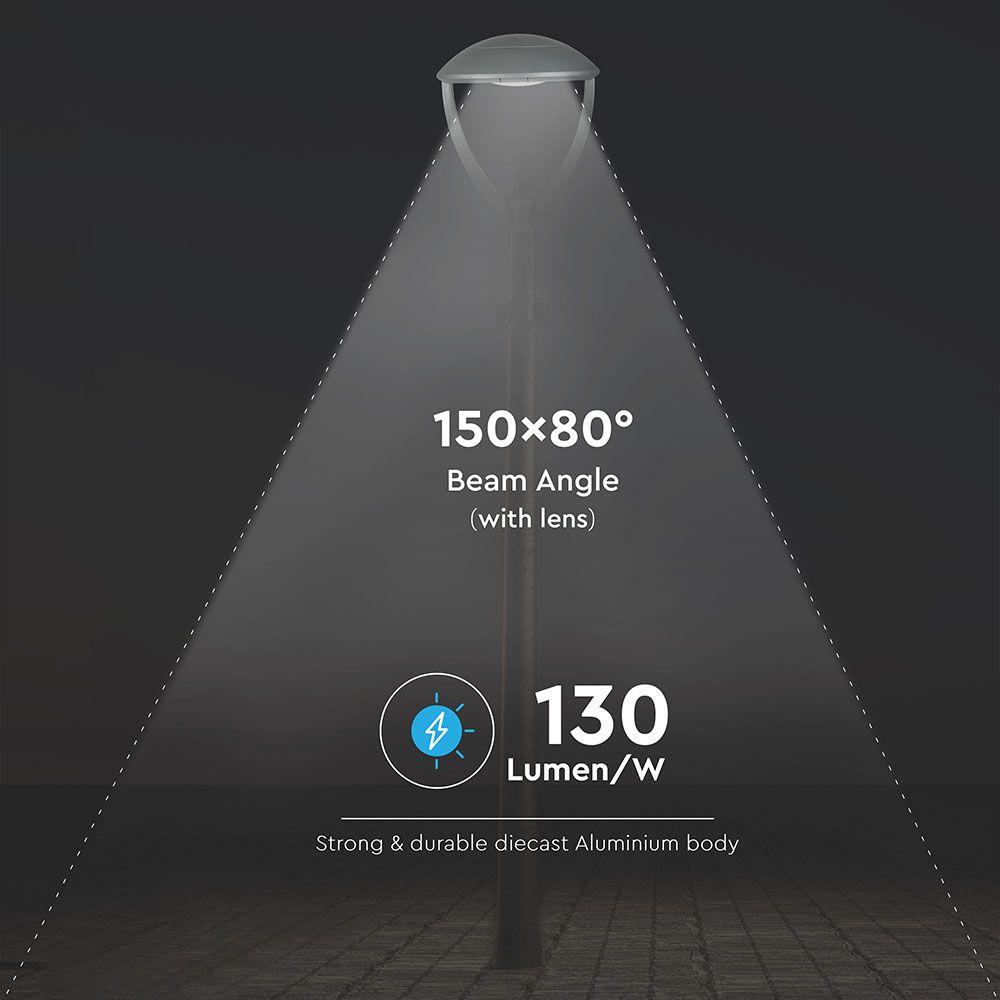 VT-105 100W LED GARDEN LIGHT(TYPE III-M LENS) SAMSUNG CHIP 4000K (130LM/W)