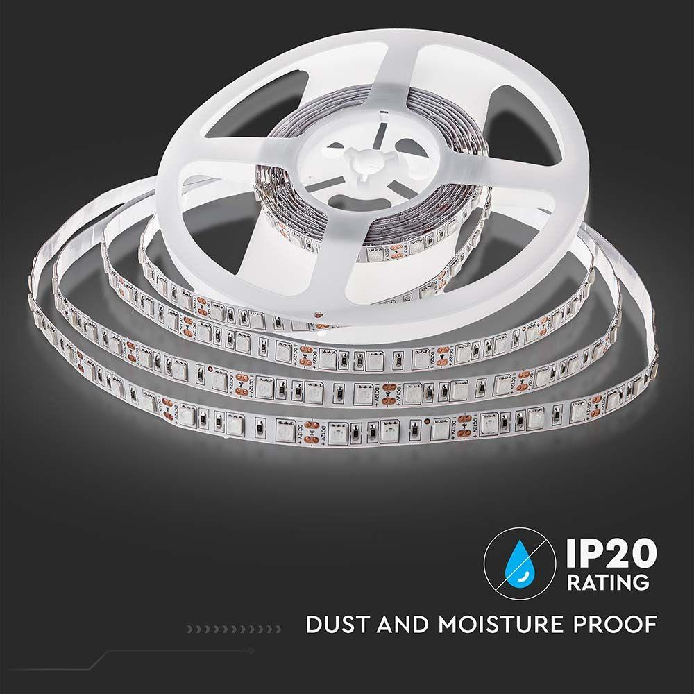 VT-5050 60 11W/M LED STRIP LIGHT 4000K IP20 (5M/ROLL)(PRICE PER M)