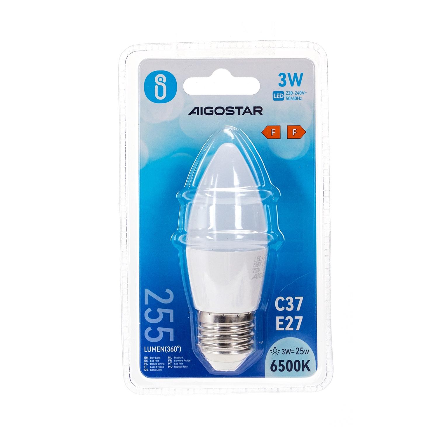 LED E27 3W C37