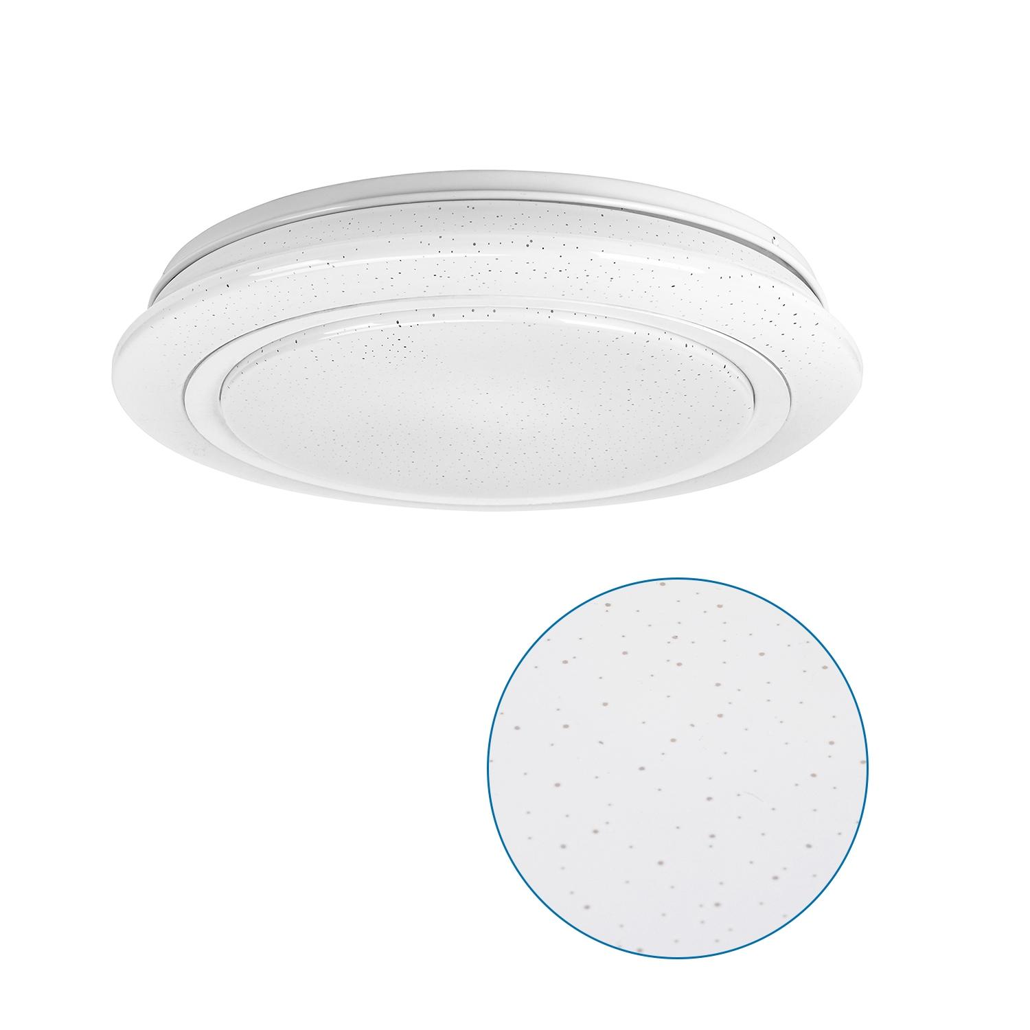 Smart Ceiling Light CCT 24W+RGB 3W 3000K-6500K Φ400*65 mm