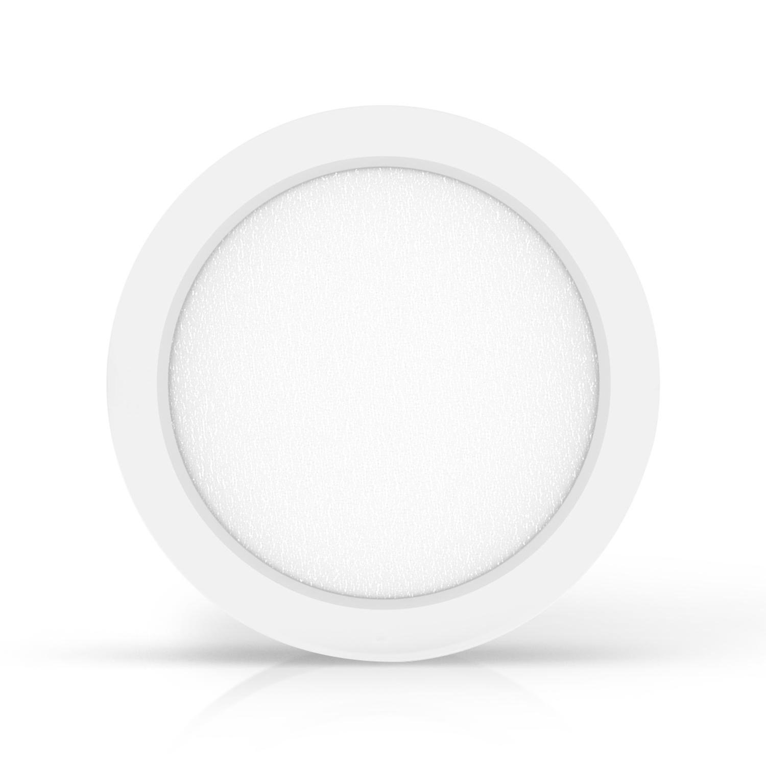 Downlight okrągły natynkowy LED E6 18W Światło naturalne (18W,4000K,Barwa Neutralna,2100lm)