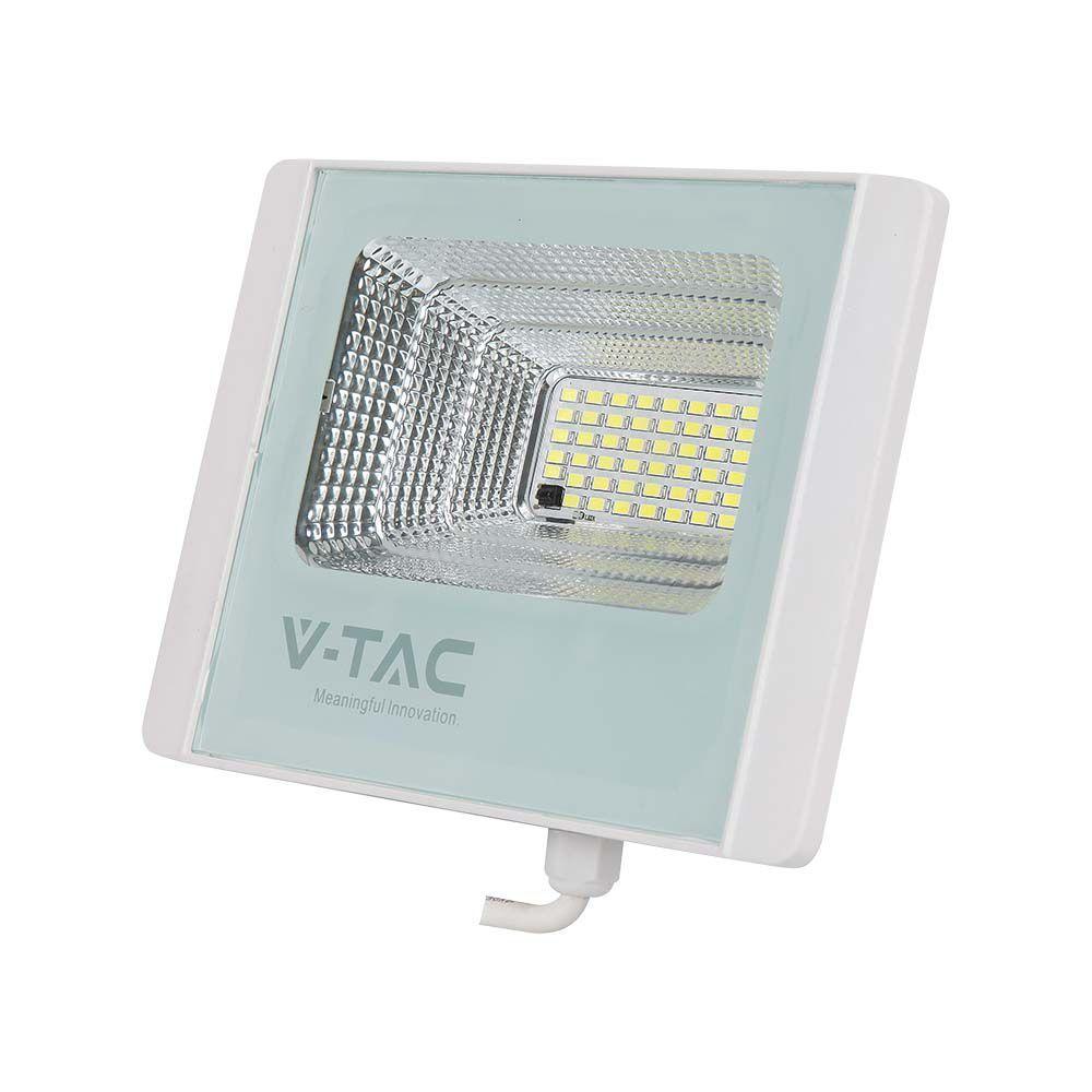 VT-300W 50W SOLAR PANEL WITH LED FLOODLIGHT 4000K WHITE BODY