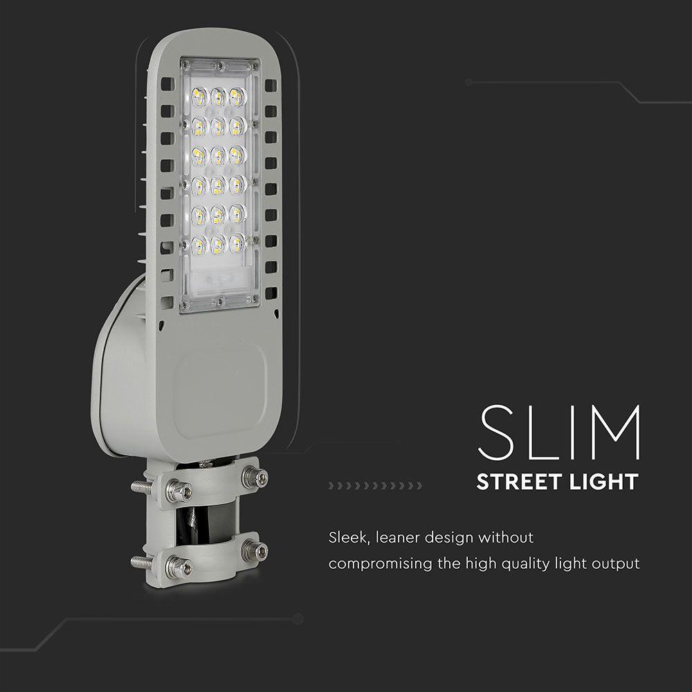 VT-34ST 30W LED SLIM STREETLIGHT SAMSUNG CHIP 4000K(120LM/W)