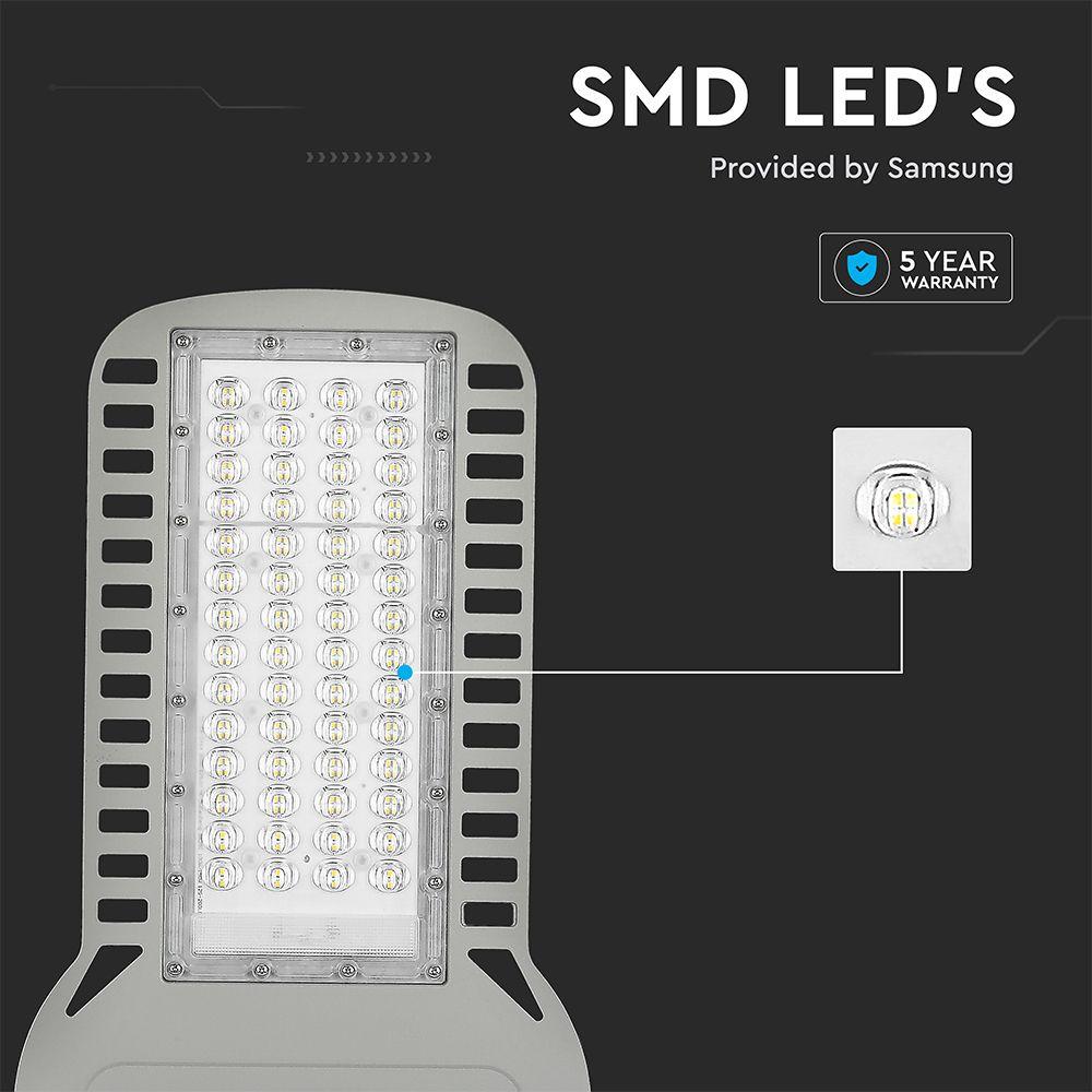 150W Lampa uliczna LED Slim, Chip SAMSUNG, Barwa:6500K, Wydajność: 135lm/w, VTAC, SKU 21963