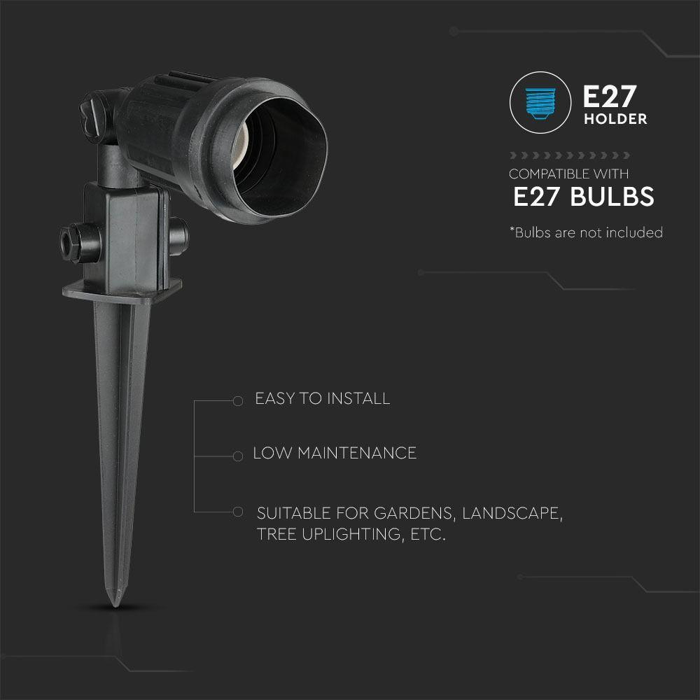 Oprawa ogrodowa SPIKE - 1xE27, IP44, VTAC, SKU 7044