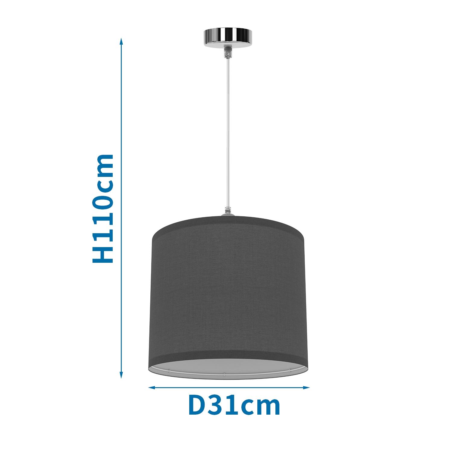 Pendant light ( Iron & fabric )