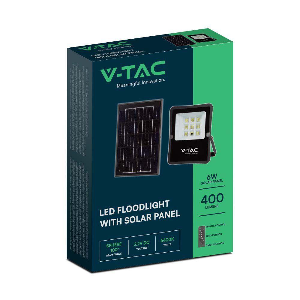 VT-55050 50W LED SOLAR FLOODLIGHT 6400K