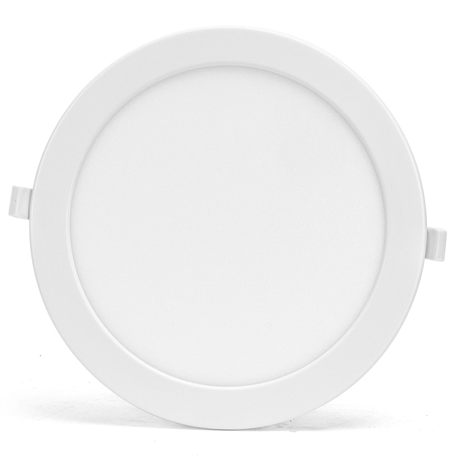 E6 LED Ultra-thin Flush-mounted Round Downlight 24W White Light