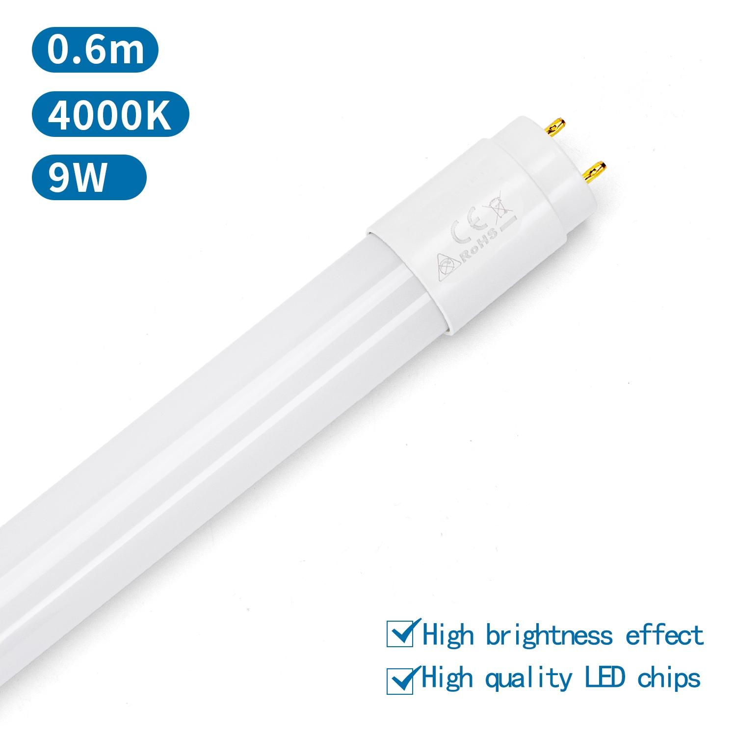 LED Glass T8 Light Tube 0.6m 8W