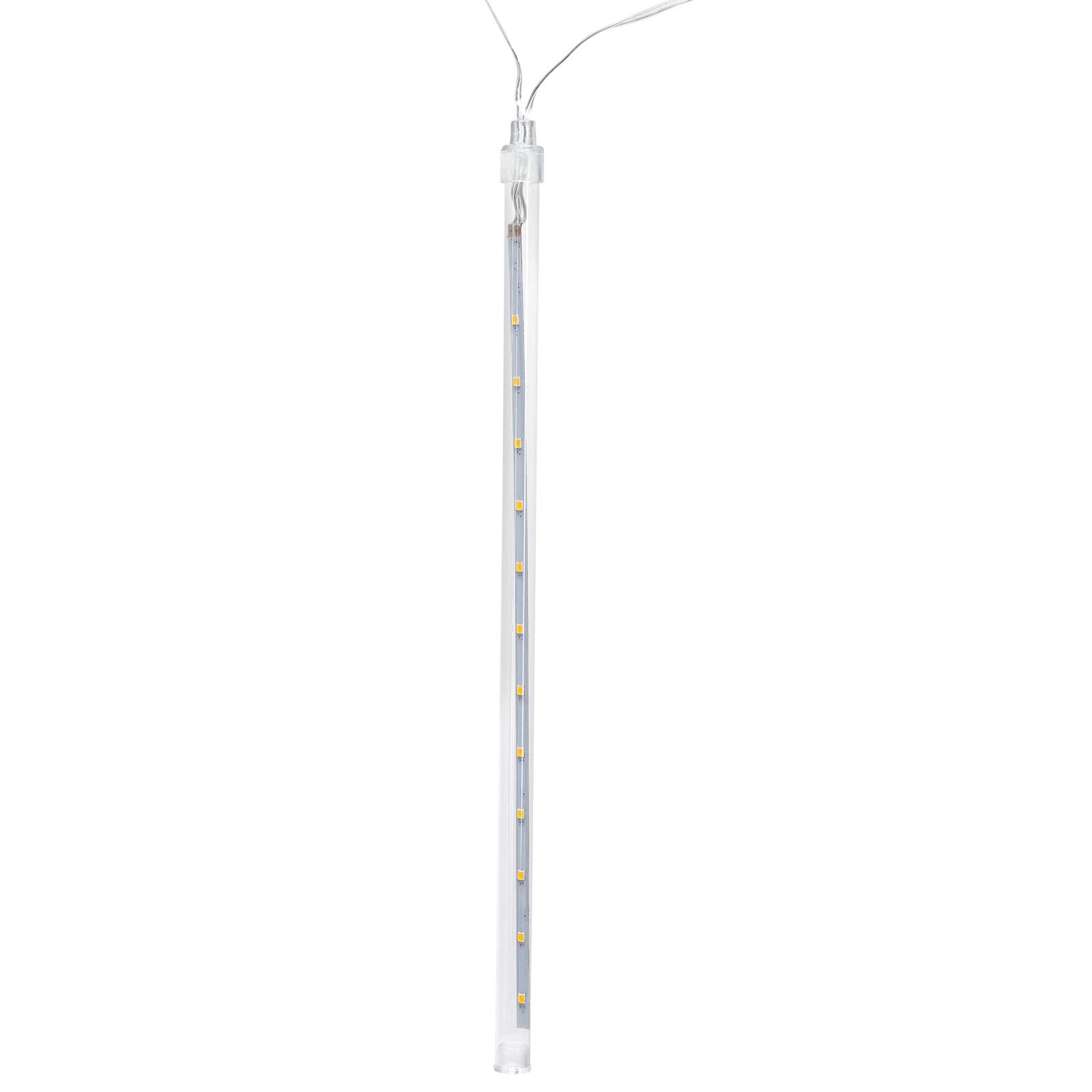 Solar 30cm- meteor shower string lights, cold white, 10m