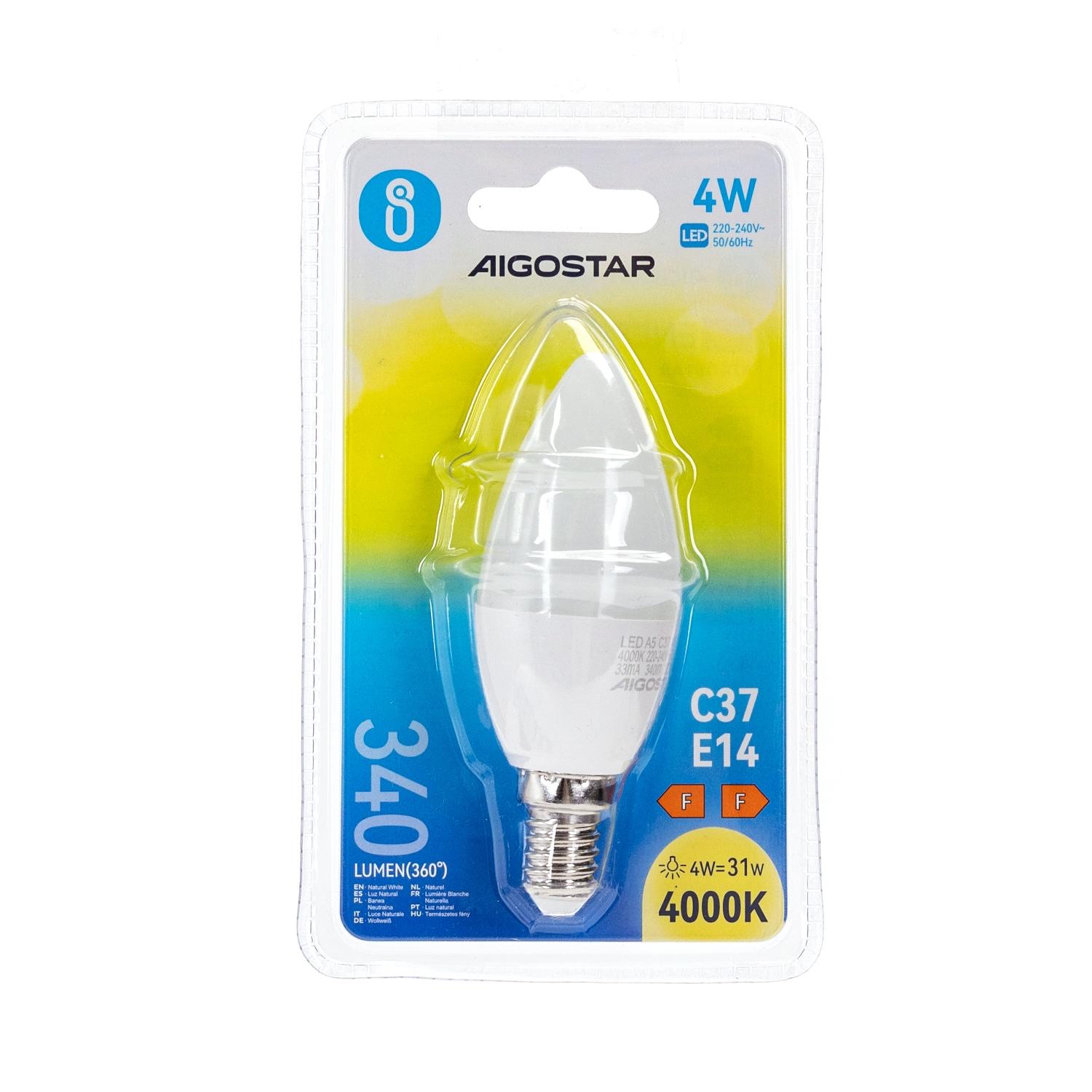 LED C37 E14 4W