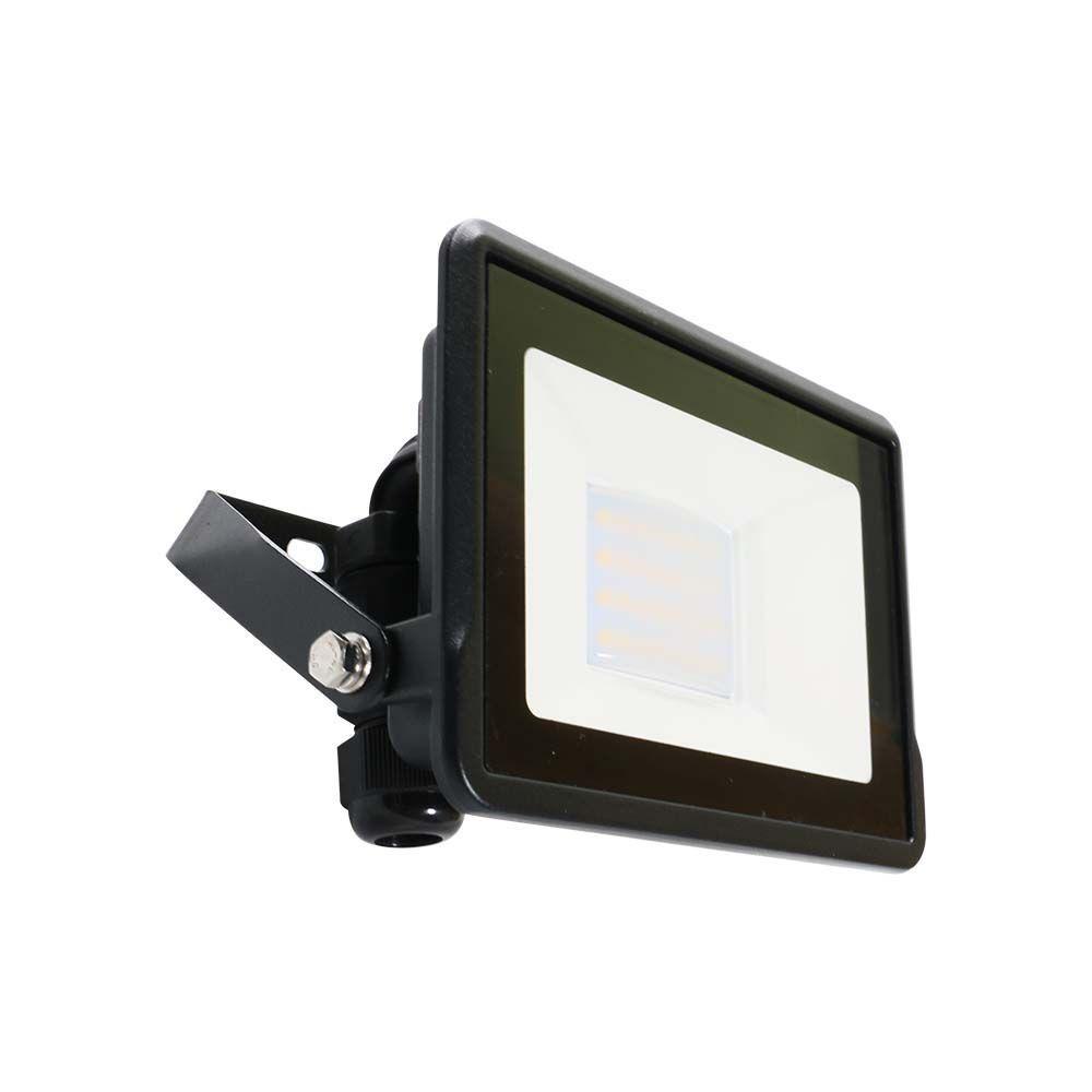 VT-128 20W LED FLOODLIGHT SAMSUNG CHIP DIRECT CONNECTION 6500K BLACK BODY