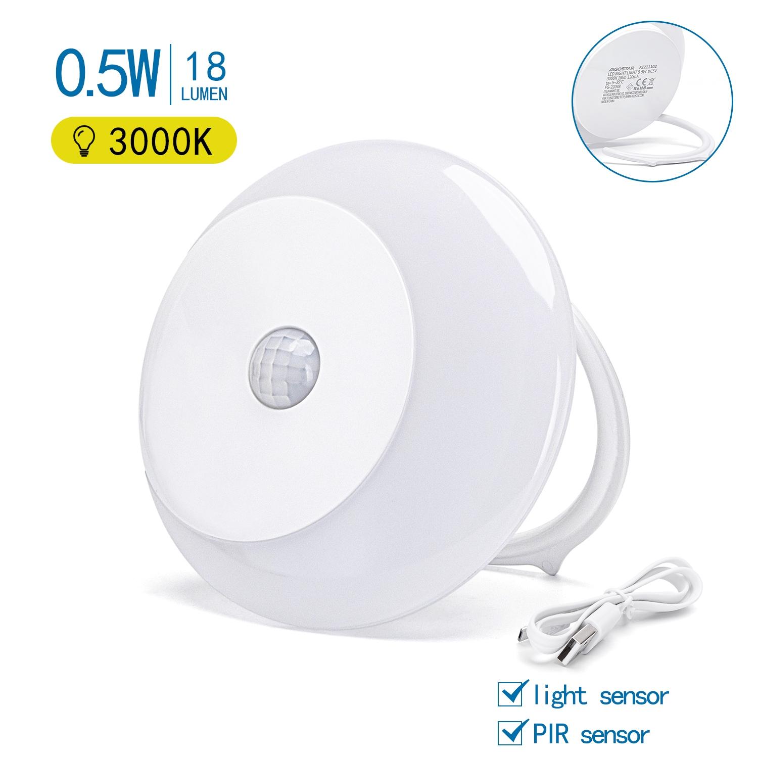 Night Light 0.5W 120mA USB charging