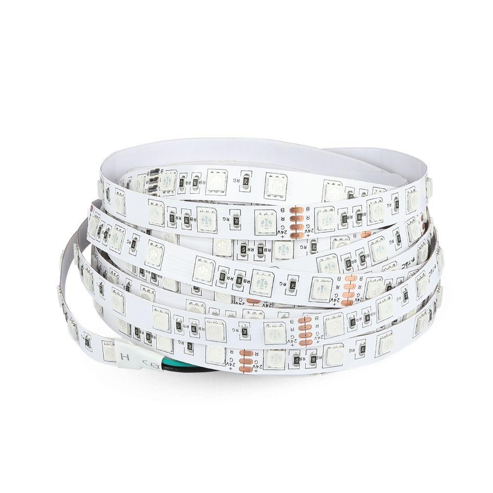 VT-5050 60  10W/M LED STRIP LIGHT 4000K 24V IP20 (5M/ROLL)(PRICE PER M)