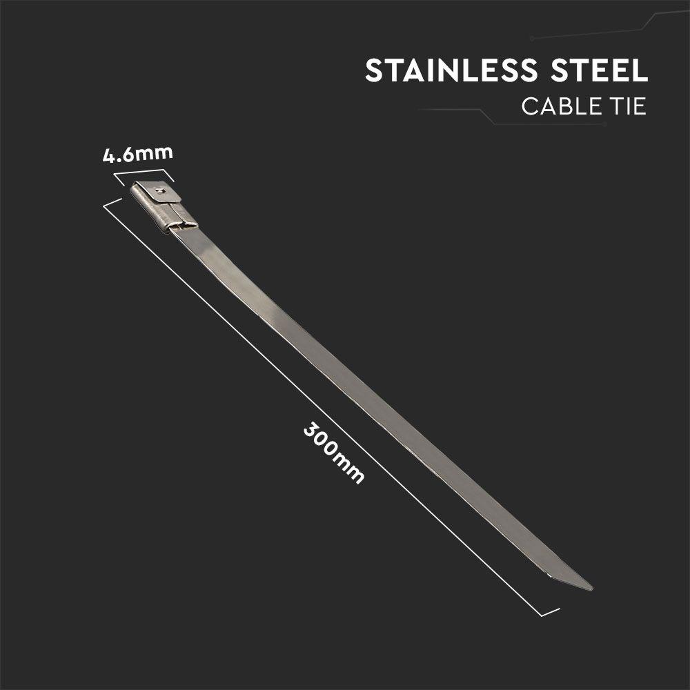 CABLE TIE 4.6*300mm STAINLESS STEEL 100PCS/PACK