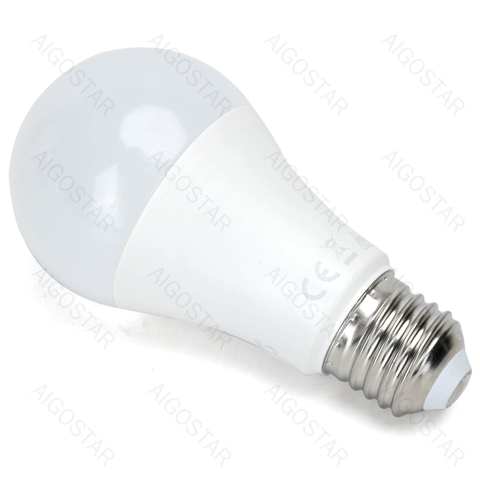 LED light sensitive induced and microwave sensor bulb A60 E27 12W 3000K