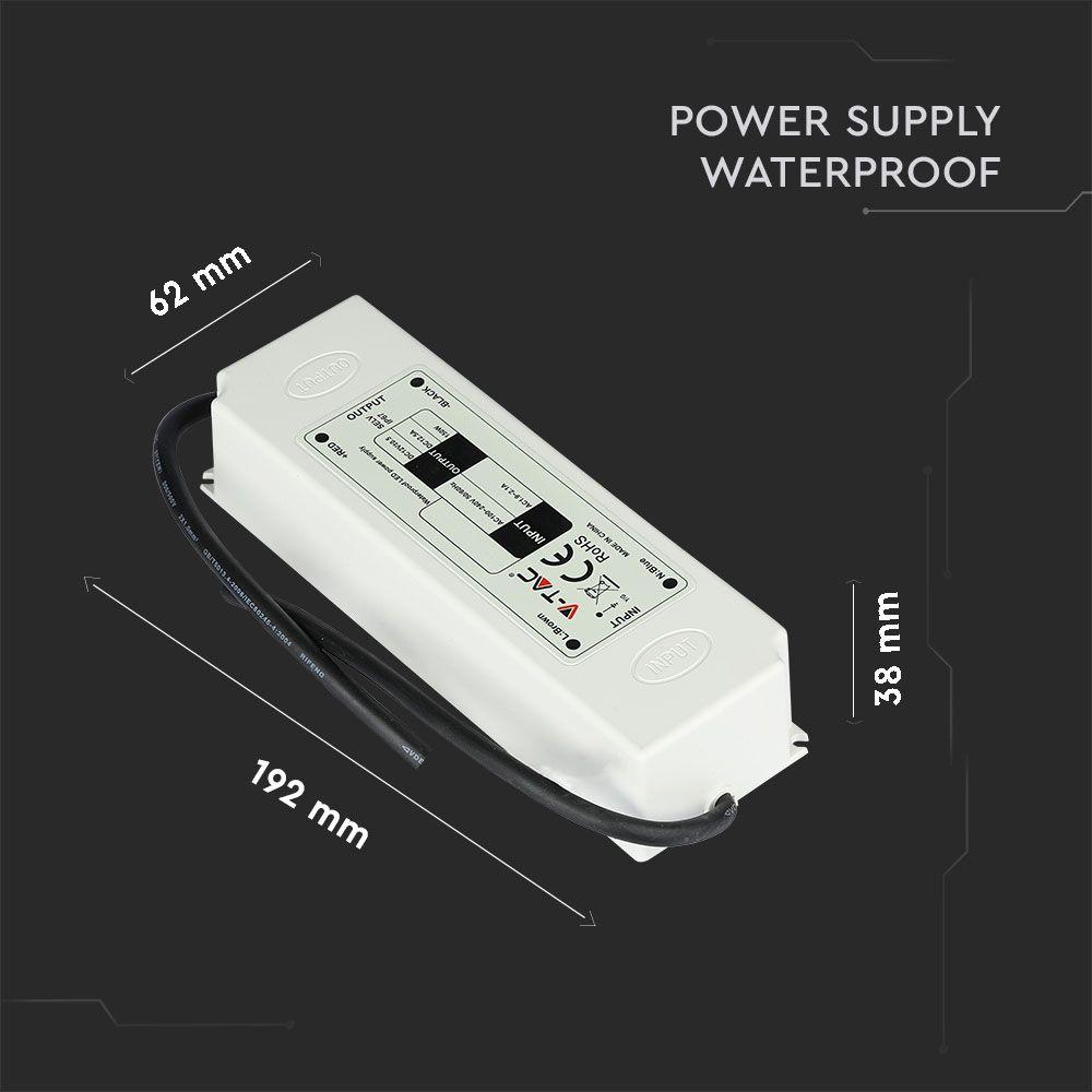 VT-22153 150W LED PLASTIC SLIM POWER SUPPLY 12V IP67