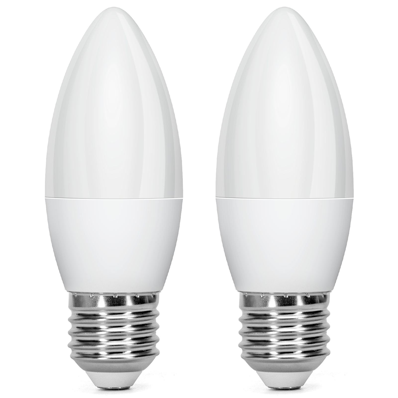 LED E27 4W C37 2pcs