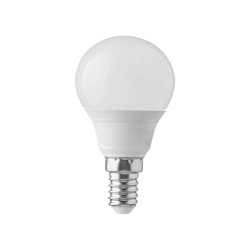 3.7W P45 Żarówka plastikowa LED, Chip Samsung, Barwa: 3000K, Trzonek: E14 , VTAC, SKU 8042