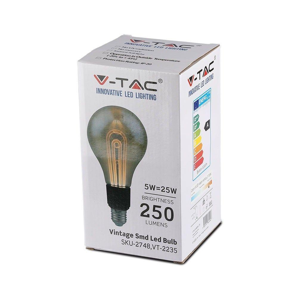 VT-2235 5W G100 VINTAGE LED FILAMENT BULB 2200K E27