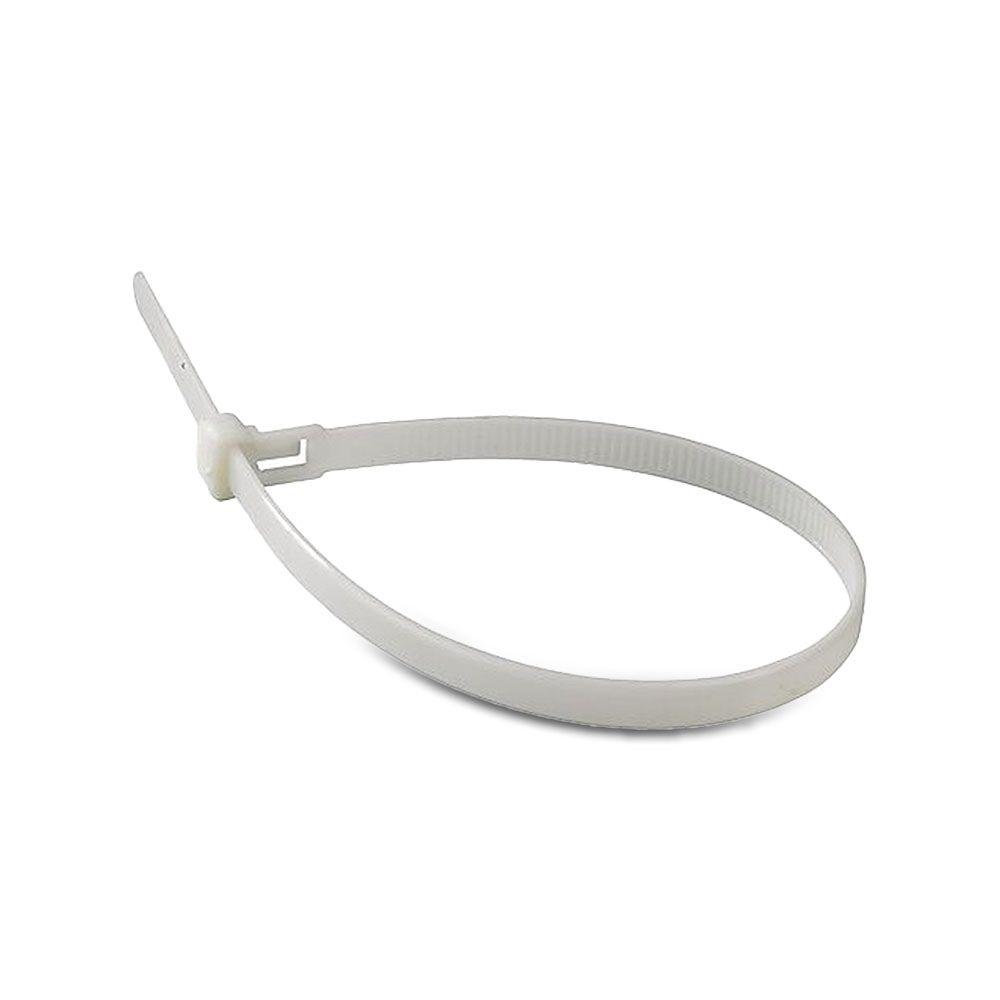 CABLE TIE 2.5*150mm WHITE (FLAMABILITY MATERIAL RATING - UL94-V2) 100PCS/PACK