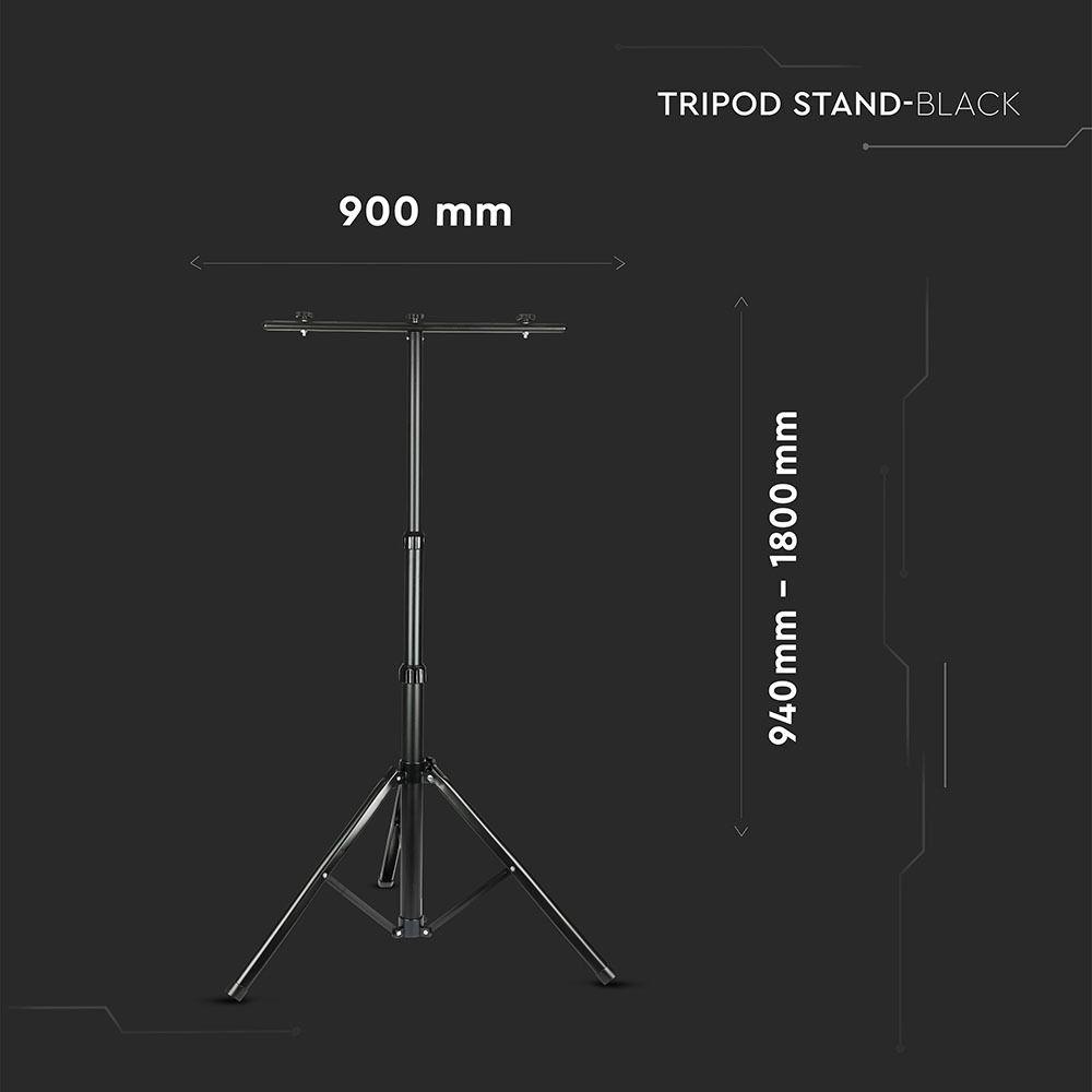 VT-41150 TRIPOD STAND FOR FLOODLIGHT-BLACK BODY