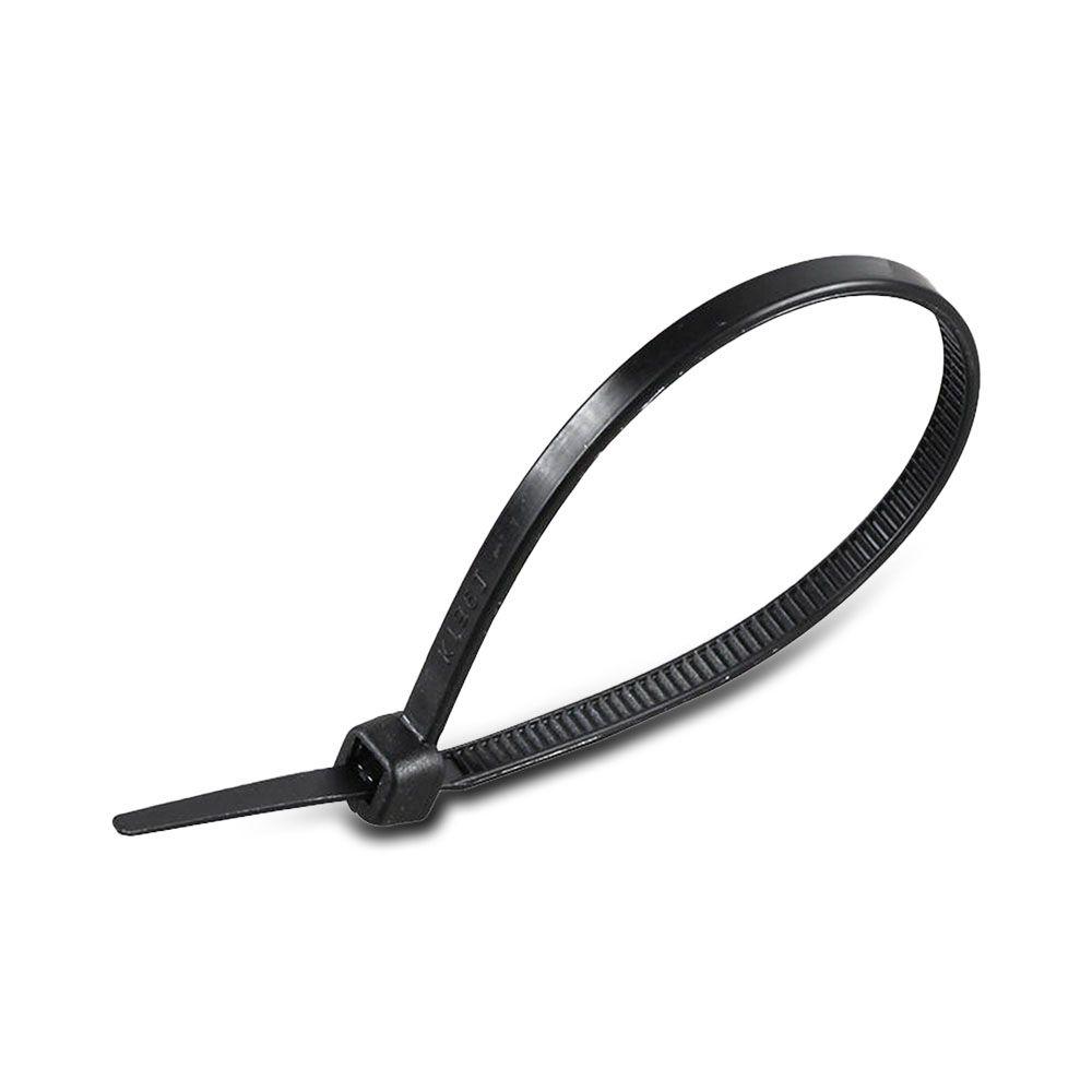 CABLE TIE 4.8*200mm BLACK (FLAMABILITY MATERIAL RATING - UL94-V2) 100PCS/PACK