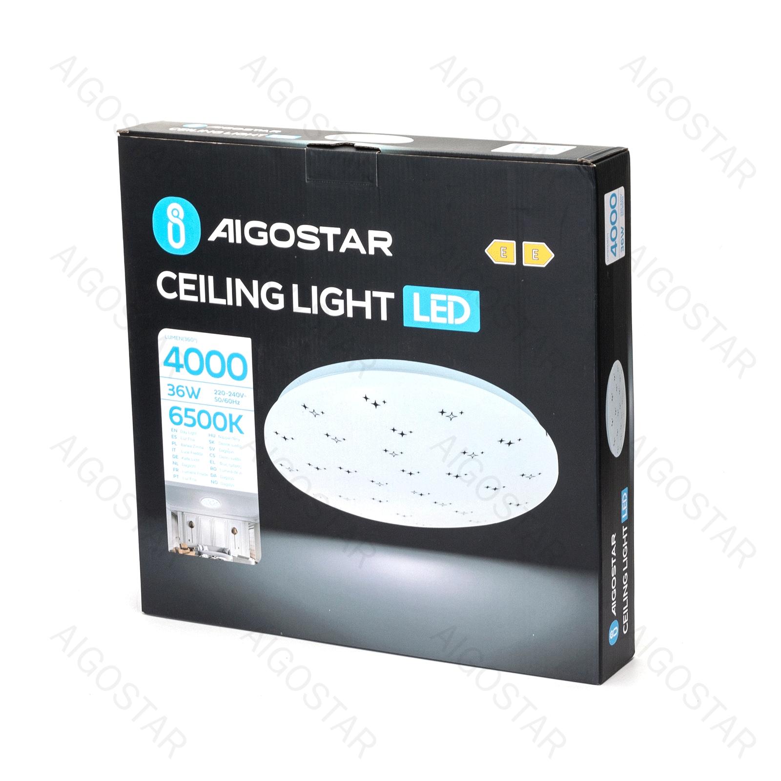 LED CEILING LIGHT 36W 6500K/STAR TWINKING