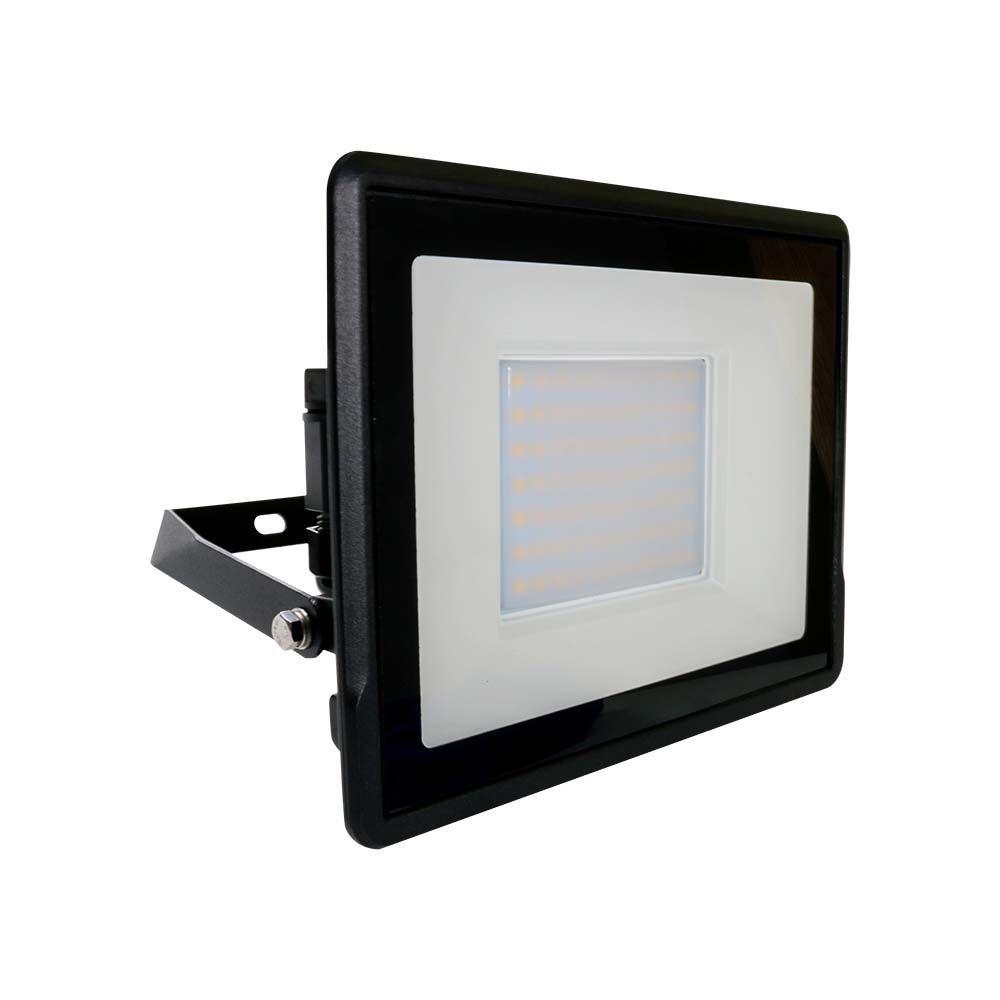 VT-158 50W LED FLOODLIGHT SAMSUNG CHIP DIRECT CONNECTION 6500K BLACK BODY