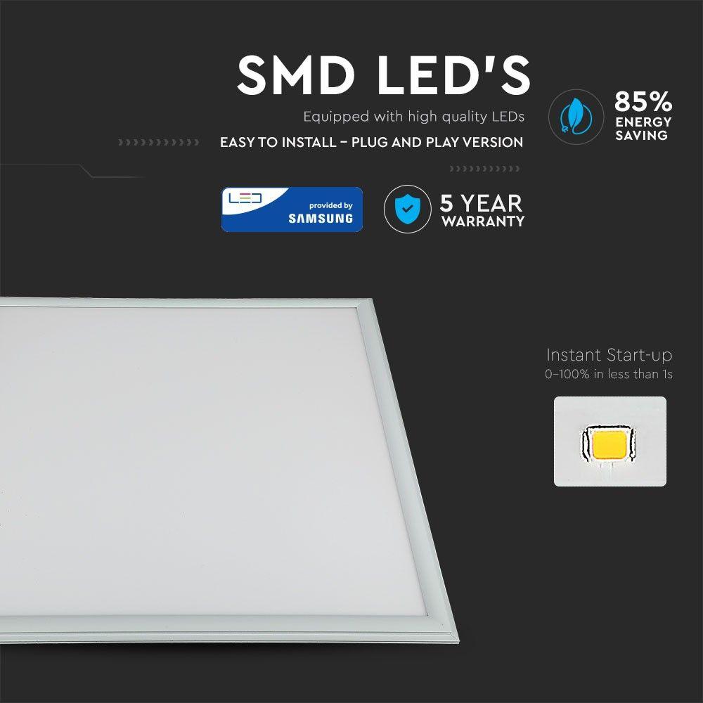 VT-629 29W LED PANEL 600x600MM SAMSUNG CHIP 4000K (120LM/W) 5YRS WTY