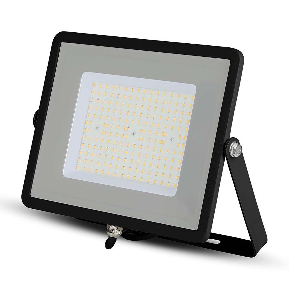 VT-106 100W SMD FLOODLIGHT SAMSUNG CHIP 4000K BLACK BODY GREY GLASS