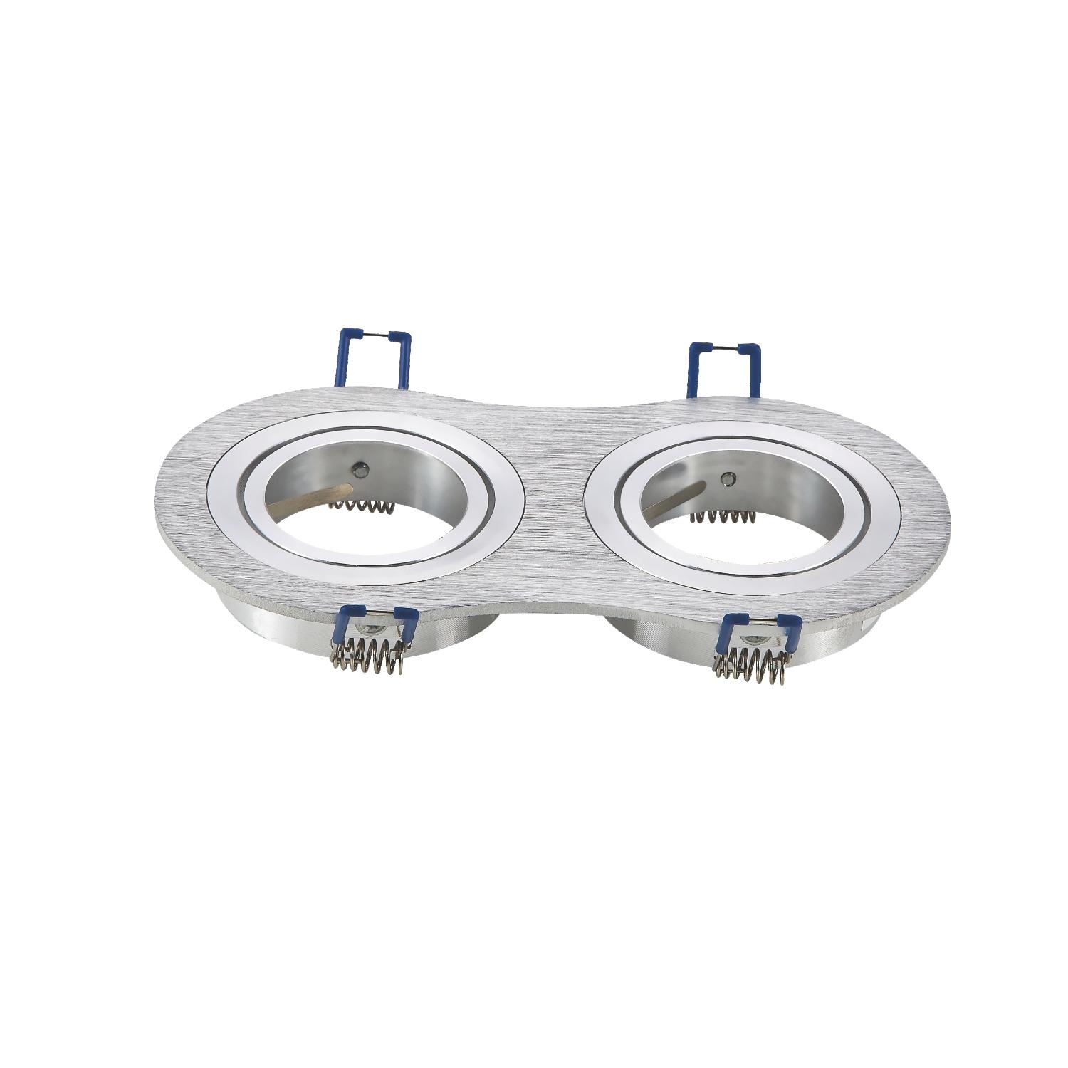 Two-way Spotlight Fitting Silver