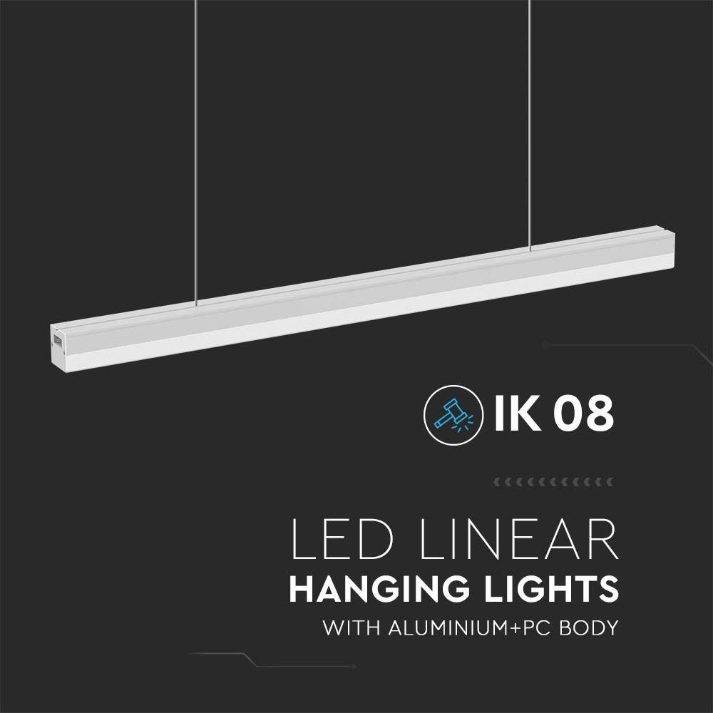 VT-4140 40W LED LINEAR LIGHT 6500K - WHITE BODY