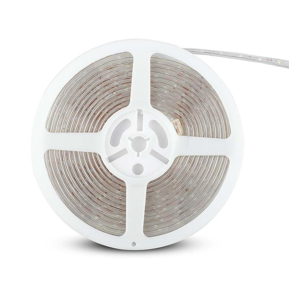 VT-3528 60 4.2W/M LED STRIP LIGHT COLORCODE:3000K IP65 (5M/ROLL)(PRICE PER M)