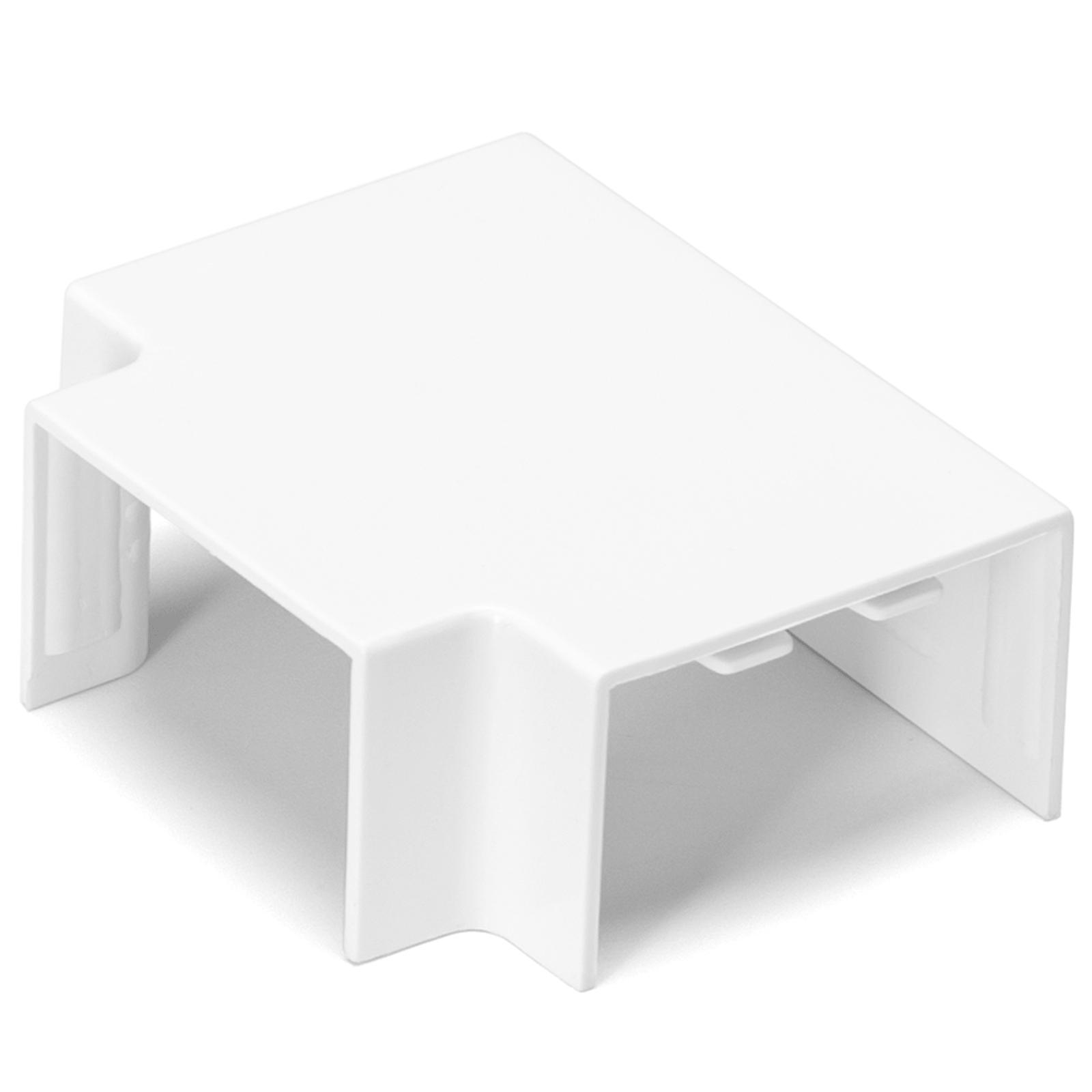 PVC Square Trunking Tee Bend White 40*25mm 4pcs