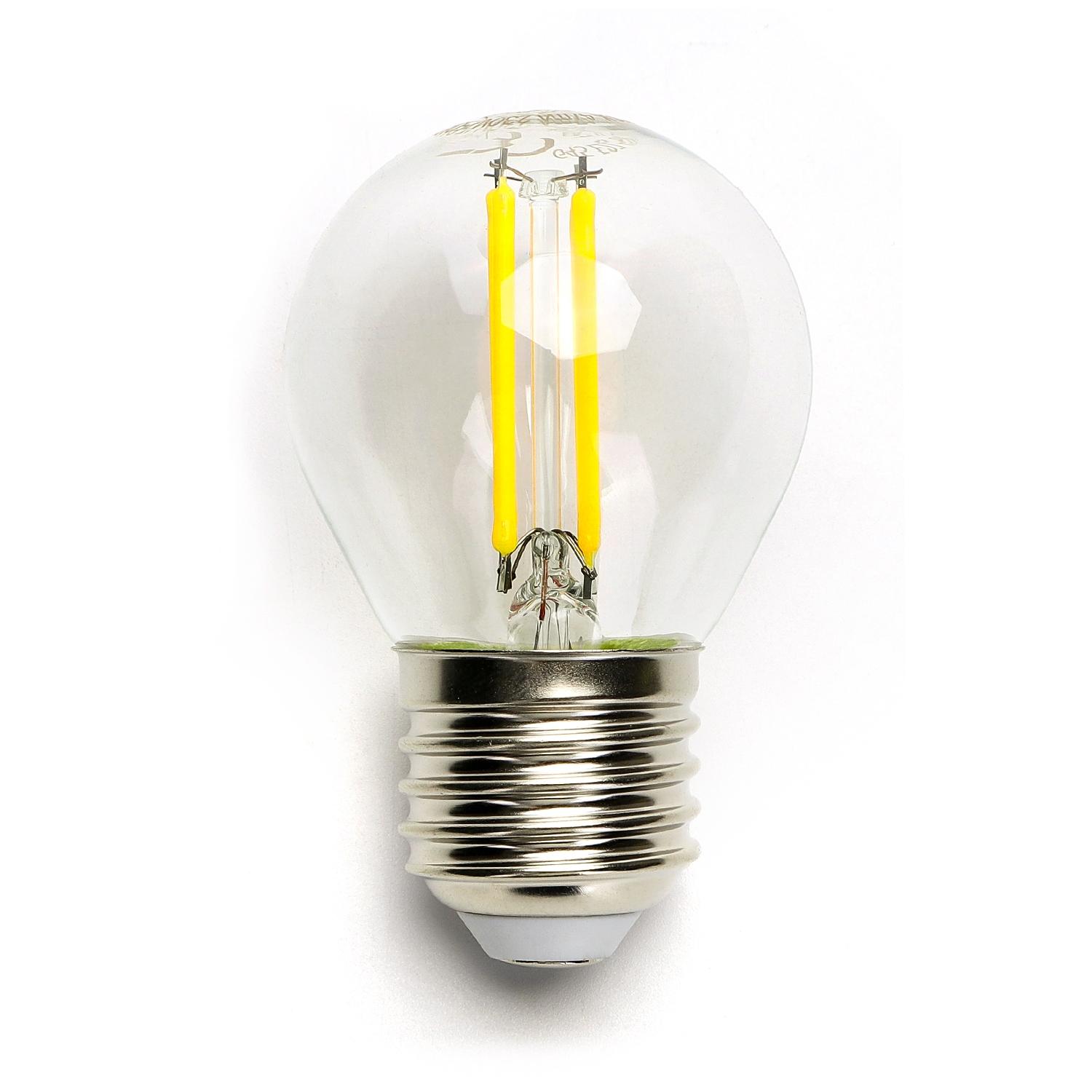 LED Filament Bulb (Clear) G45 E27 4W