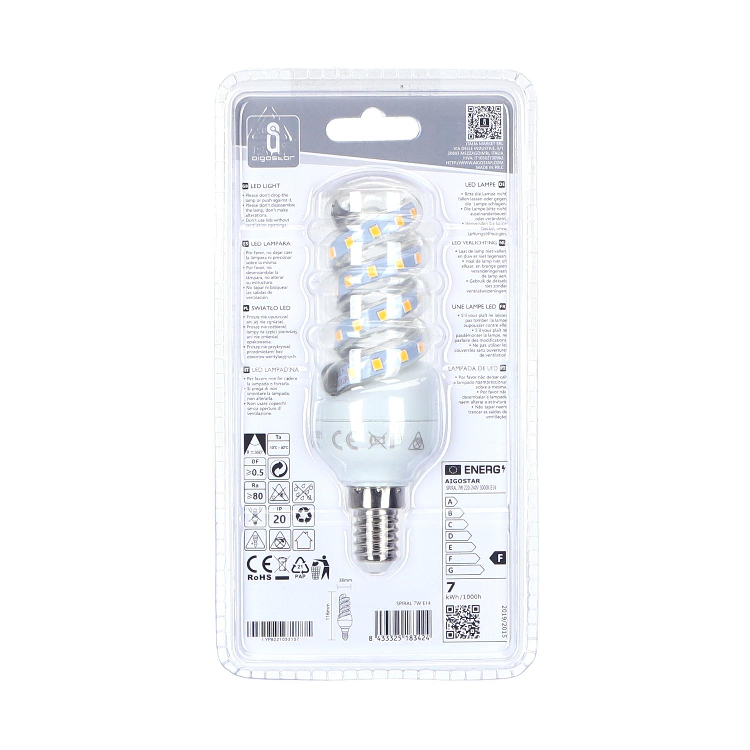 lampa spiralna LED B5