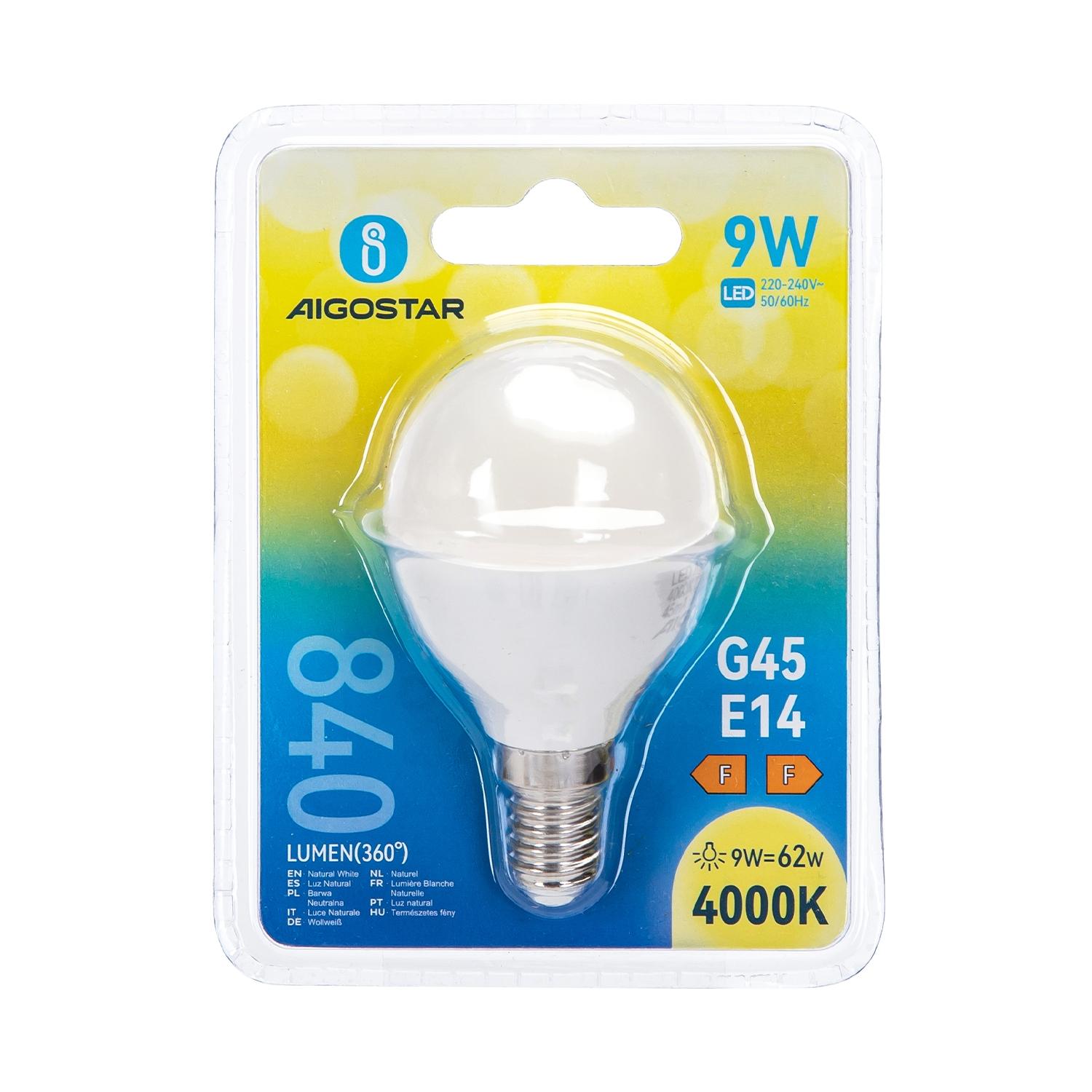 LED G45 E14 9W