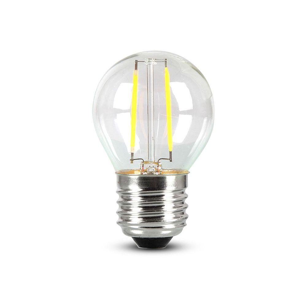 VT-244 4W G45 FILAMENT BULB-CLEAR GLASS SAMSUNG CHIP 4000K E27