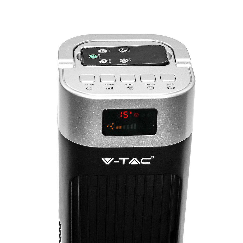 VT-5546 55W LED TOWER FAN WITH TEMPERATURE DISPLAY AND REMOTE CONTROL(46INCH)