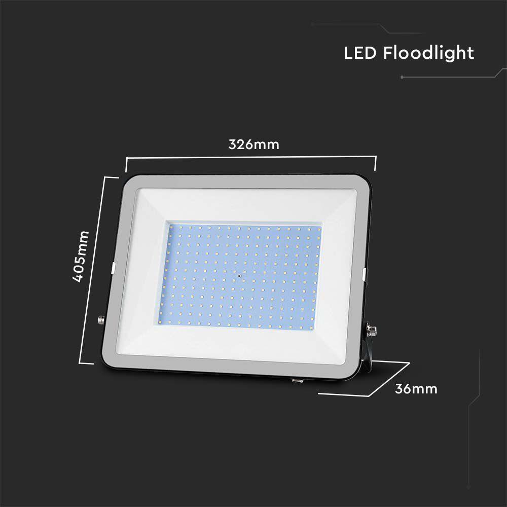 200W Naświetlacz LED SMD, Chip SAMSUNG, Barwa:4000K, Obudowa: Czarna, VTAC, SKU 10027