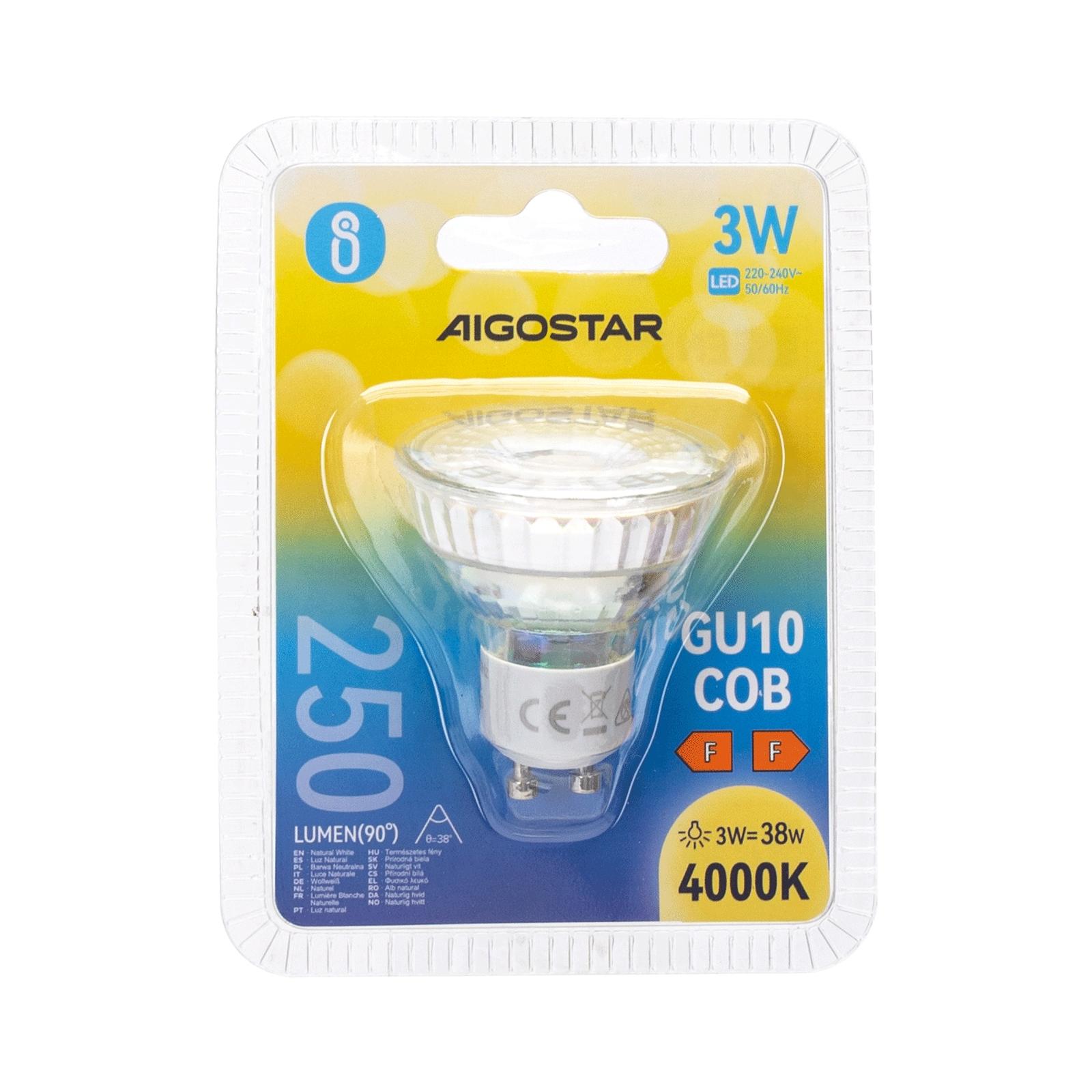 LED A5 GU10 COB 3W naturalne światło