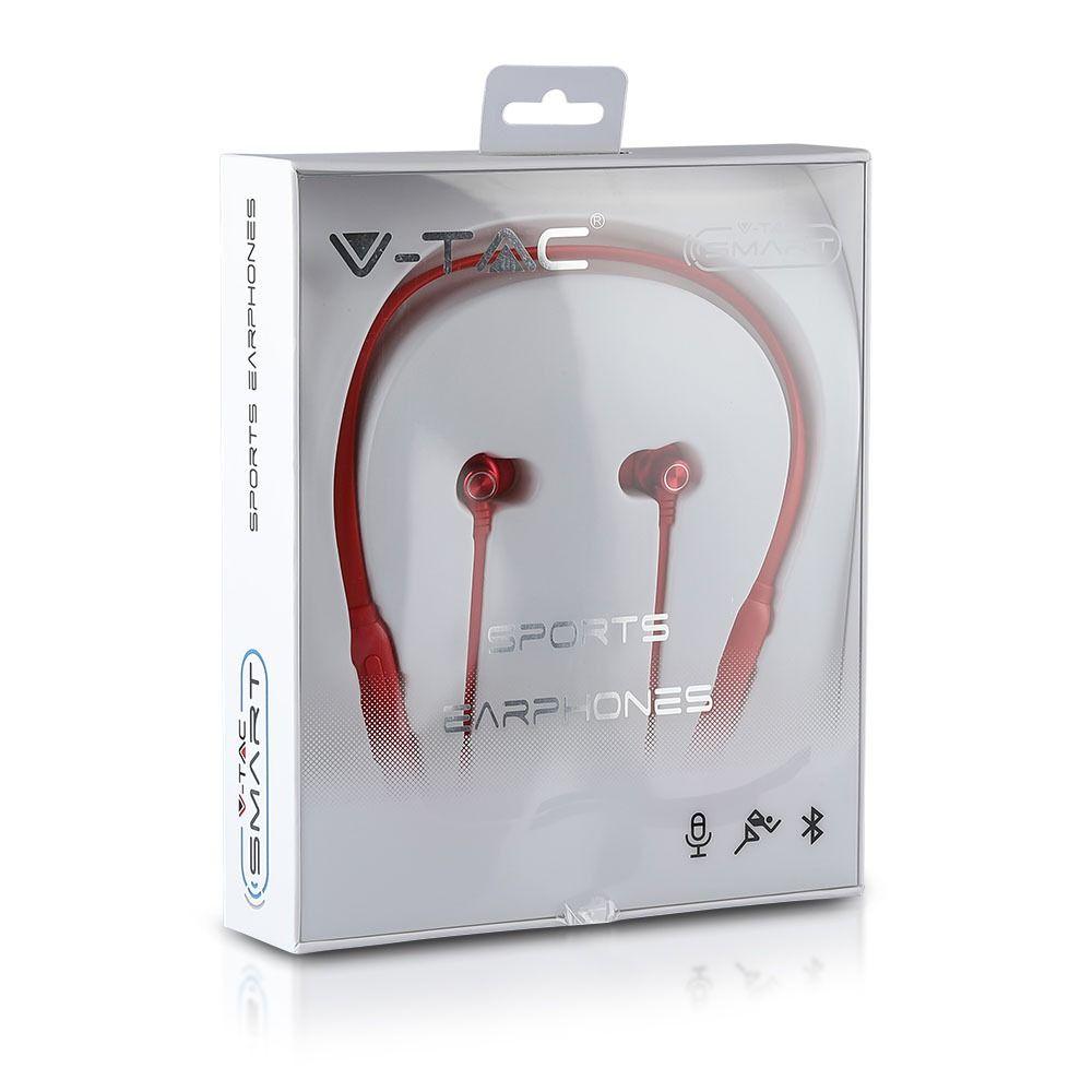 VT-6166 BLUETOOTH HEADSET-500mah BATTERY-RED